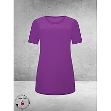 Plus Basics Travel Shirt Rond Hals Lavender